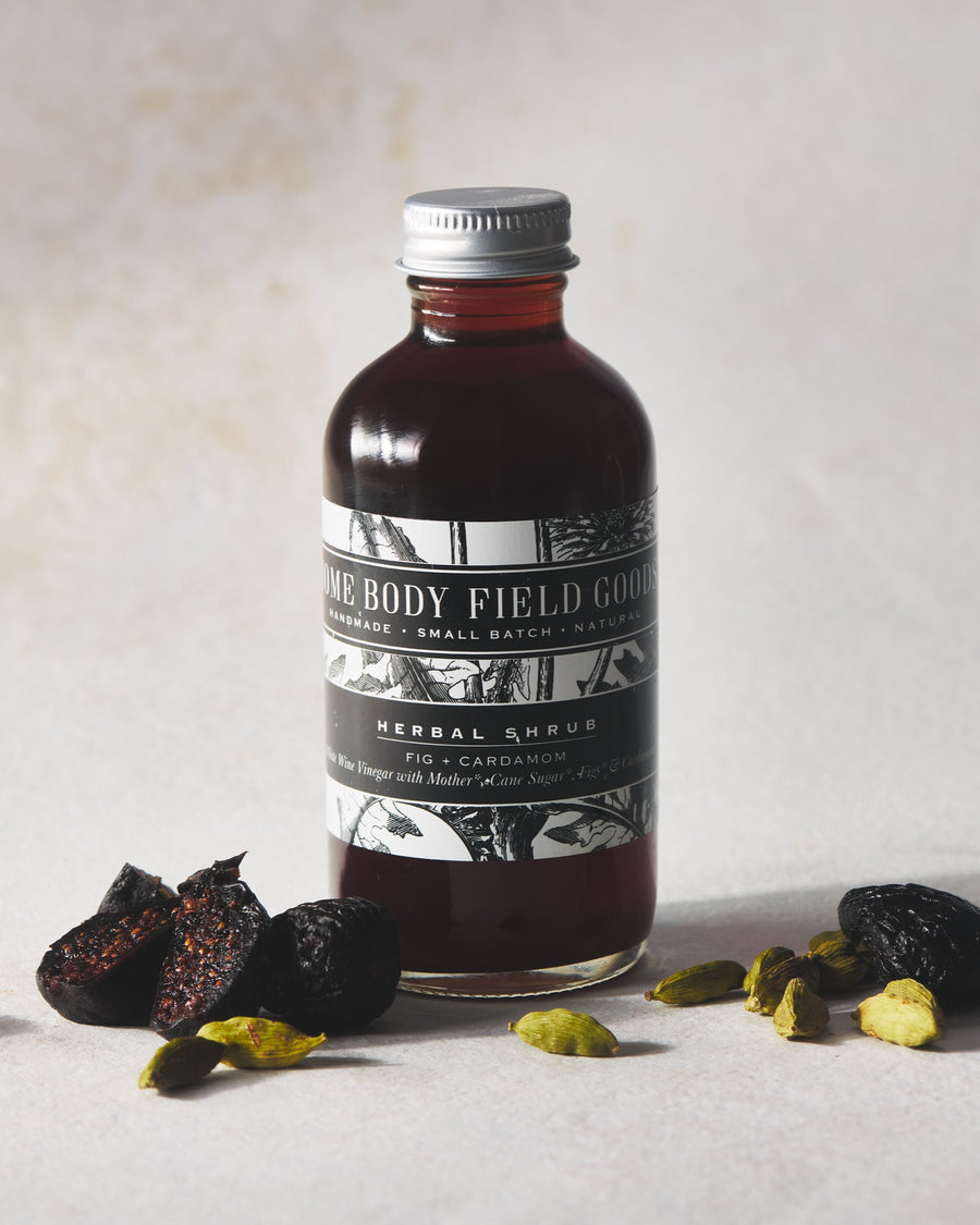 Fig + Cardamom | Organic Herbal Shrub 4 oz