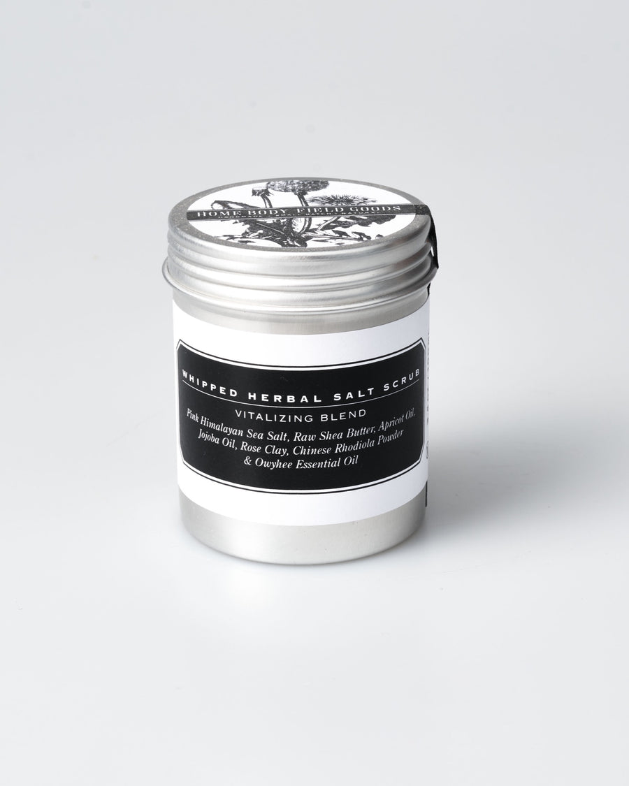 Vitalizing | Whipped Herbal Salt Scrub 3.4 oz/ 100 ml