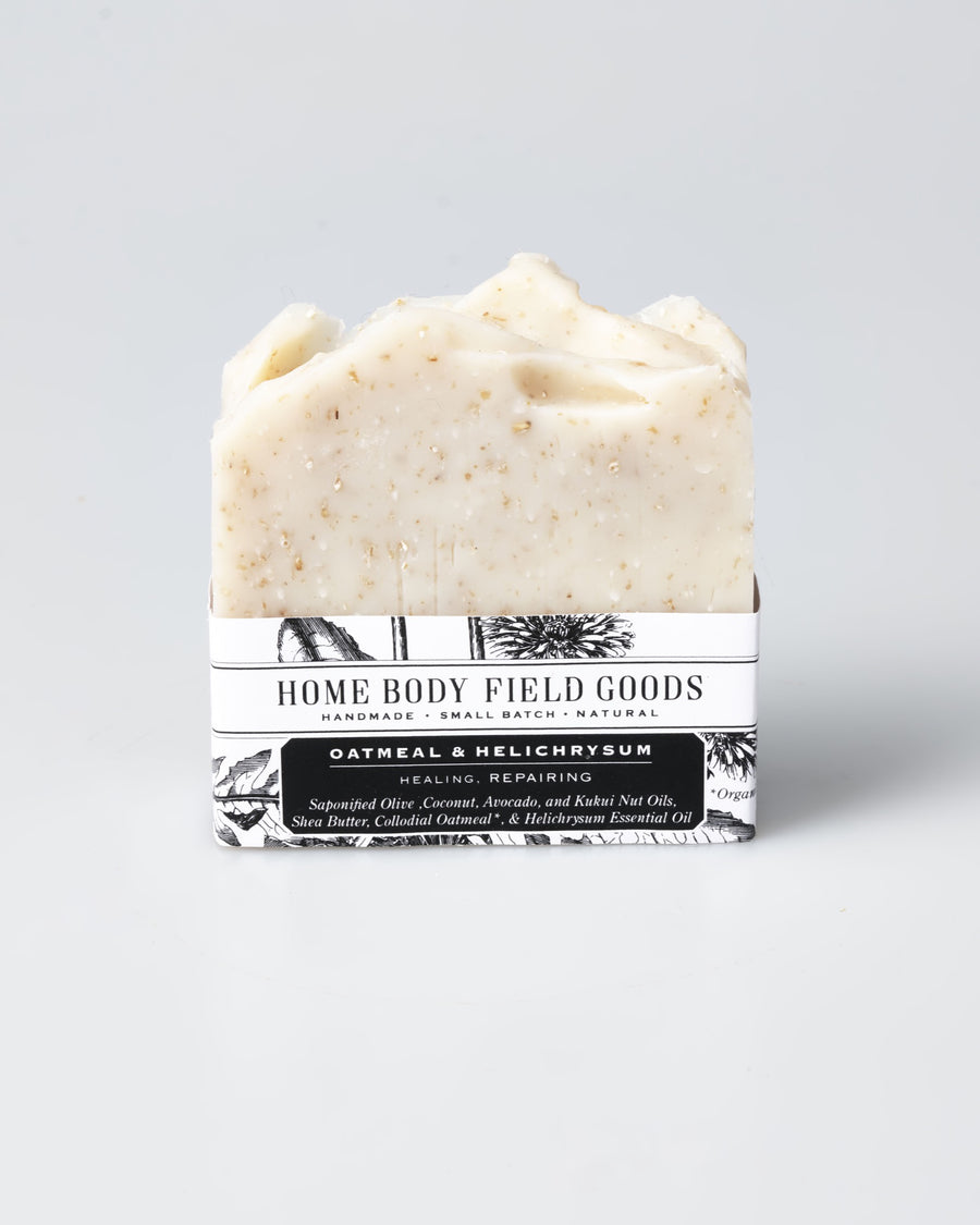 Oatmeal & Helichrysum Soap | Cold Process Soaps 4 oz