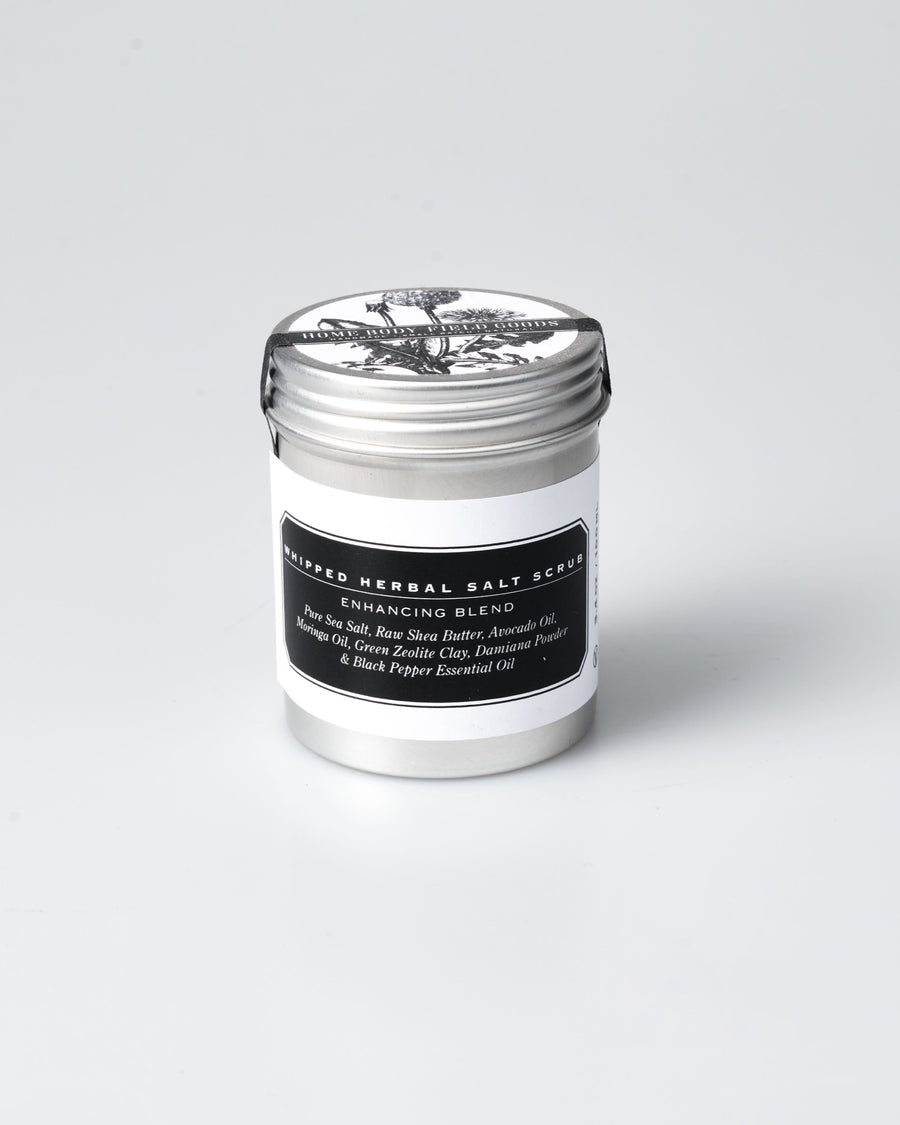 Enhancing | Whipped Herbal Salt Scrub 3.4 oz/ 100 ml